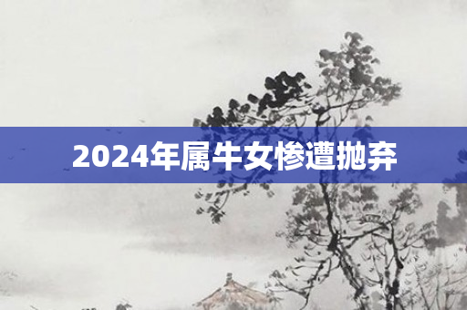 2024年属牛女惨遭抛弃