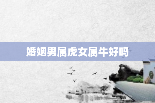 婚姻男属虎女属牛好吗