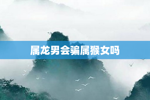 属龙男会骗属猴女吗