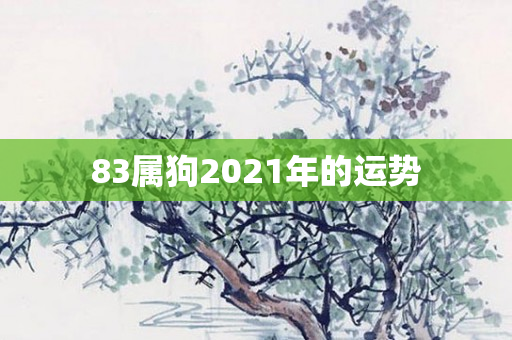 83属狗2021年的运势