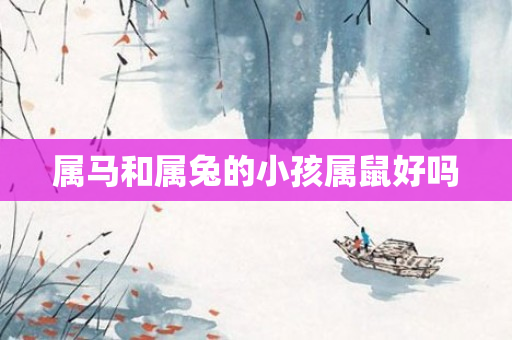 属马和属兔的小孩属鼠好吗