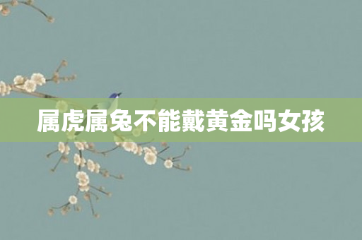 属虎属兔不能戴黄金吗女孩