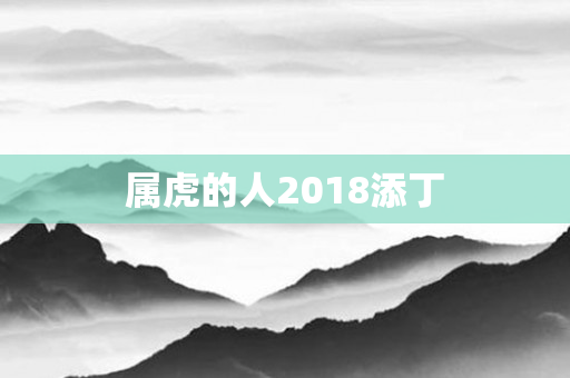 属虎的人2018添丁