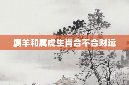 属羊和属虎生肖合不合财运