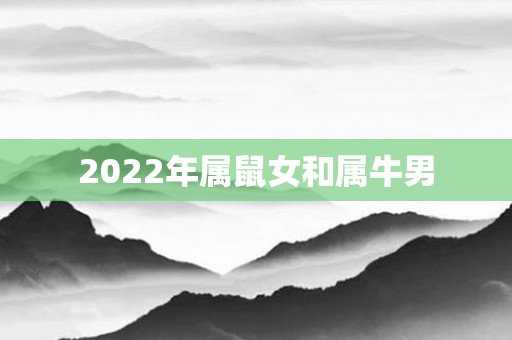 2022年属鼠女和属牛男