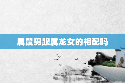属鼠男跟属龙女的相配吗