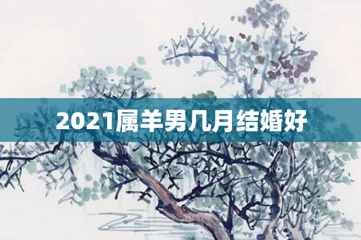 2021属羊男几月结婚好