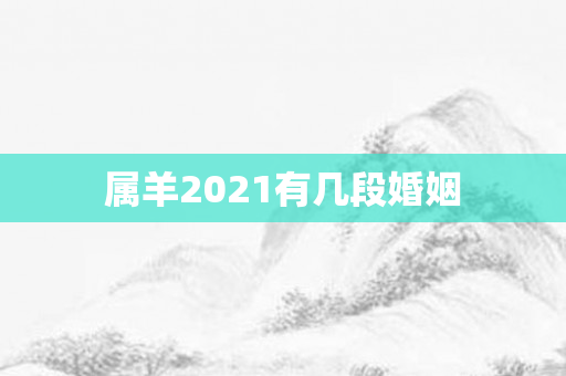 属羊2021有几段婚姻