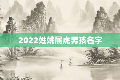 2022姓姚属虎男孩名字