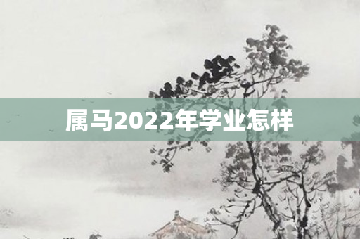 属马2022年学业怎样