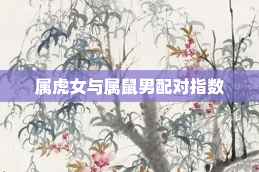属虎女与属鼠男配对指数