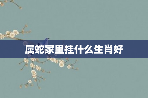 属蛇家里挂什么生肖好