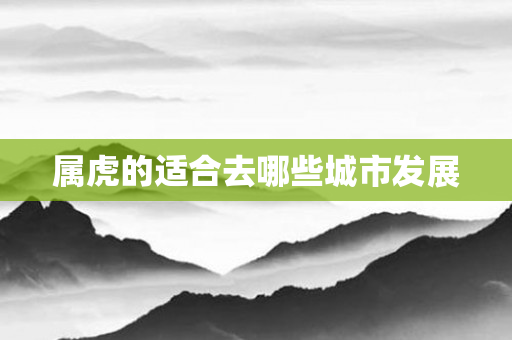 属虎的适合去哪些城市发展