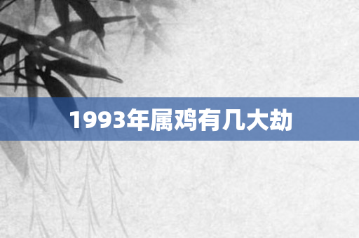 1993年属鸡有几大劫