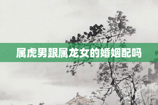 属虎男跟属龙女的婚姻配吗