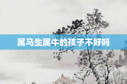 属马生属牛的孩子不好吗