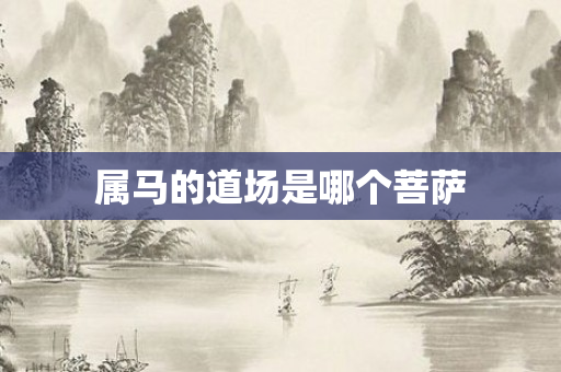 属马的道场是哪个菩萨