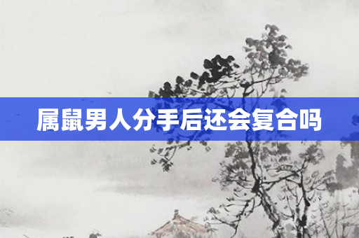 属鼠男人分手后还会复合吗