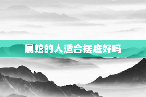 属蛇的人适合摆鹰好吗