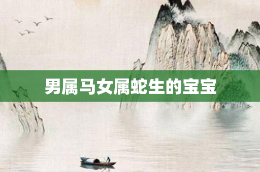 男属马女属蛇生的宝宝