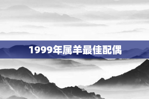 1999年属羊更佳配偶