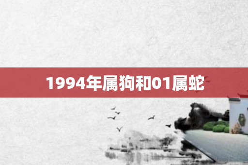 1994年属狗和01属蛇