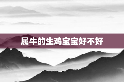 属牛的生鸡宝宝好不好