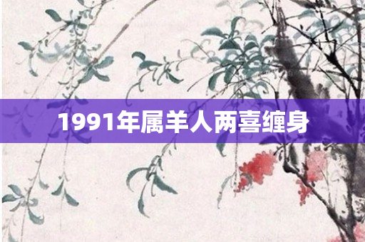 1991年属羊人两喜缠身