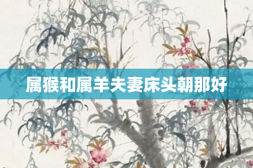 属猴和属羊夫妻床头朝那好