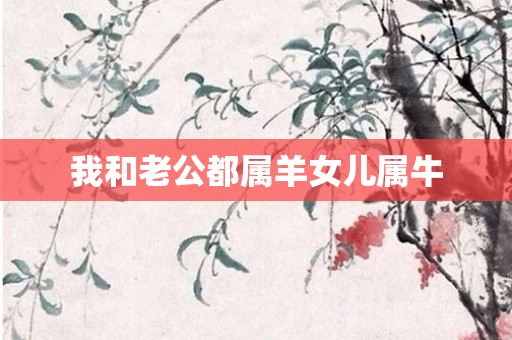 我和老公都属羊女儿属牛