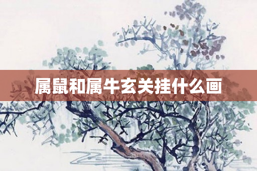 属鼠和属牛玄关挂什么画