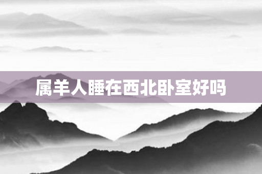 属羊人睡在西北卧室好吗