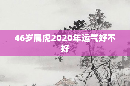 46岁属虎2020年运气好不好