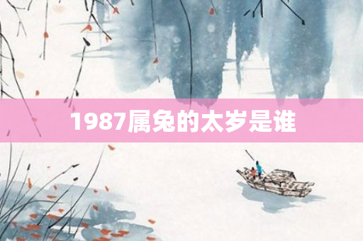 1987属兔的太岁是谁