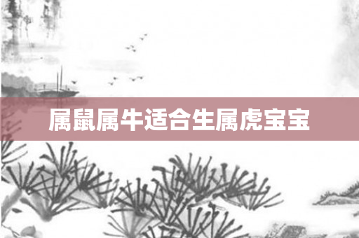 属鼠属牛适合生属虎宝宝
