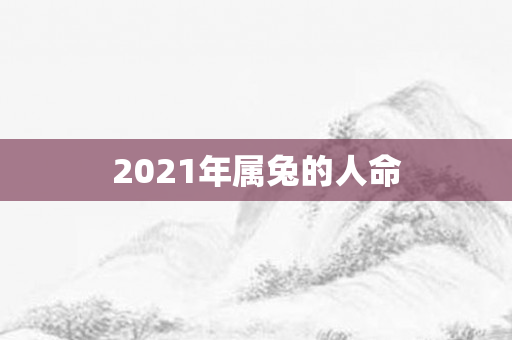 2021年属兔的人命