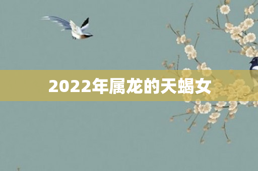 2022年属龙的天蝎女