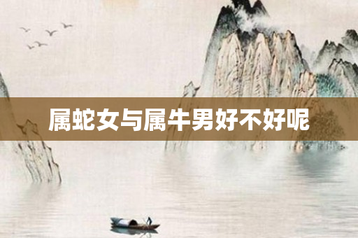 属蛇女与属牛男好不好呢