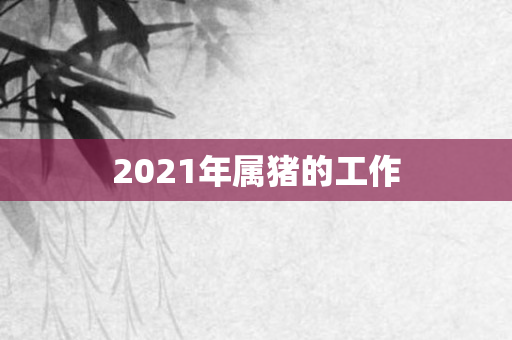 2021年属猪的工作