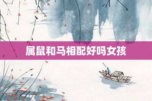 属鼠和马相配好吗女孩