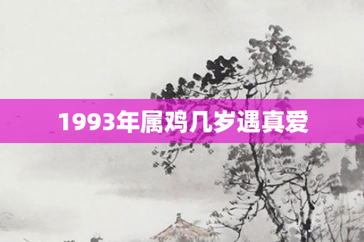 1993年属鸡几岁遇真爱