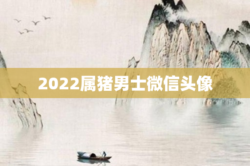 2022属猪男士微信头像