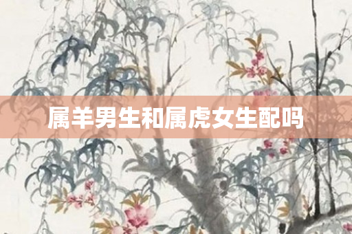 属羊男生和属虎女生配吗