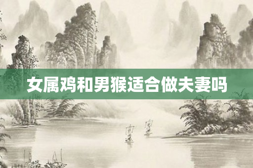 女属鸡和男猴适合做夫妻吗