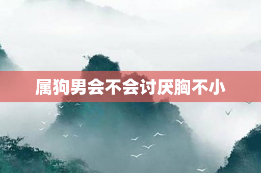 属狗男会不会讨厌胸不小
