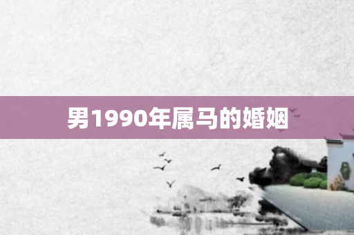 男1990年属马的婚姻