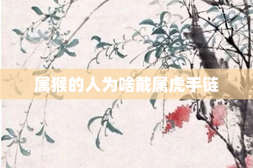 属猴的人为啥戴属虎手链