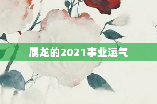 属龙的2021事业运气