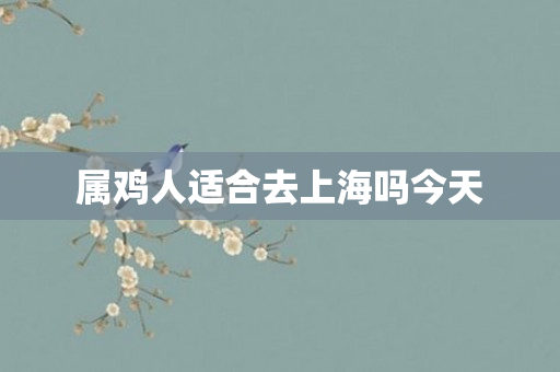 属鸡人适合去上海吗今天