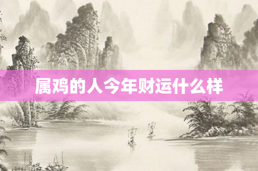 属鸡的人今年财运什么样